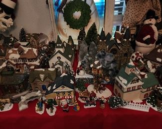 Christmas Cottages and Figurines