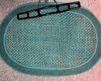 Vintage woven placemats