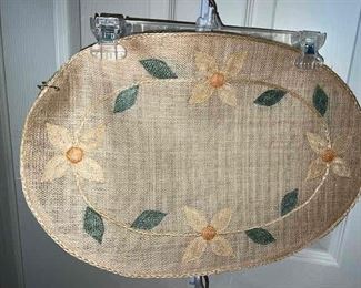 Vintage woven placemats