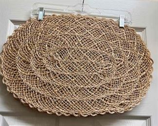 Vintage woven placemats