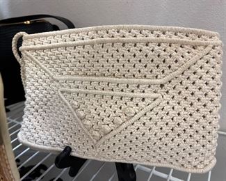 Vintage Macreme Clutch