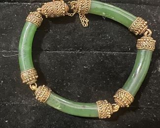 14k Jade Bracelet