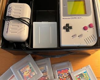 Nintendo Game Boy DMG 01 with 6 games