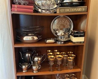 Silver Plate and Vintage Stem Ware