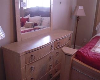 pickled oak dresser part of suite