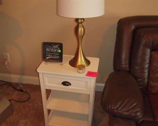 painted end table