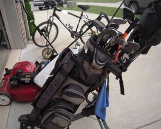 golf bags ,cart