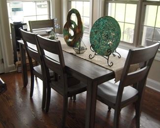 farm table 4 chairs &bench