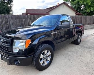 2013 Ford F150, 40k miles, $23,500 asking price.  May pre-sell if we get our asking price.