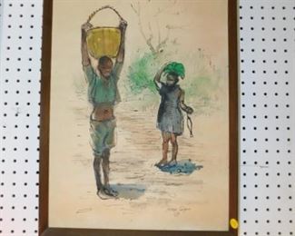 Jonas Gerard originals, Barclay Sheaks original, antiques furniture, gold coins, sterling silver, rugs, housewares, records, LP's, Georgetown Galleries, Henkle Harris, art pottery, vintage advertising, comics, fishing poles and reels
