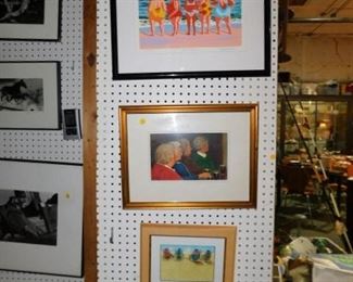 Jonas Gerard originals, Barclay Sheaks original, antiques furniture, gold coins, sterling silver, rugs, housewares, records, LP's, Georgetown Galleries, Henkle Harris, art pottery, vintage advertising, comics