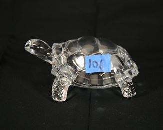 Lot 106 Art Glass Tortoise