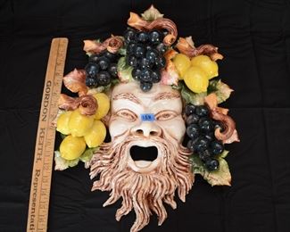 Lot 138 Heavy Liguazi Porcelain Wall Art