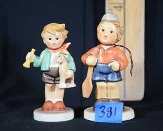 Lot 381 MJ Hummel Figurines