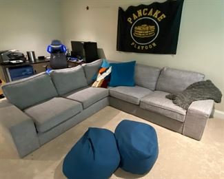 comfortable L shaped sofa
