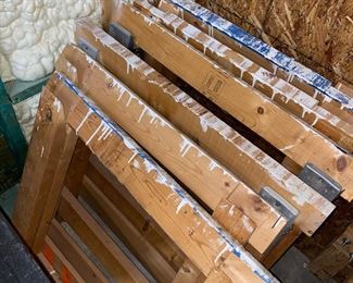 saw horses (giddy yup!)