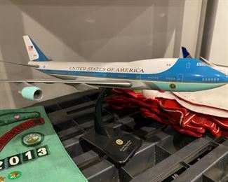 Air Force one model USA President