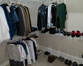 mens clothes, shoes