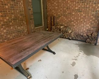 firewood and rack! (Table sold)