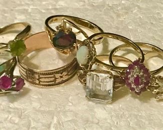 Some of the Gold rings