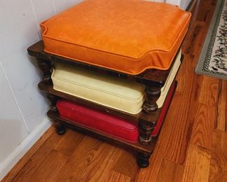Unique Vintage Stackable Seats