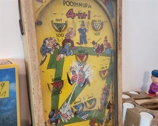 Vintage Poosh-M-UP  4 in 1 Games