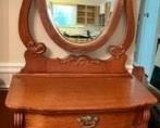 Victorian single mirror dresser. 19"D x 69"H x 30"W