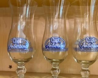 Vintage Hurricane pint glasses