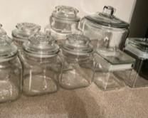 Glass Storage canisters