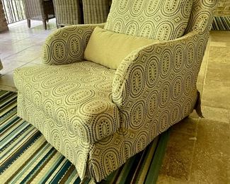 Outdoor chair again, one of a pair