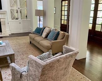 Great room (please note the coffee table and the floor lamp are not included in this sale)