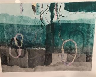 Mono print 36” by 30”