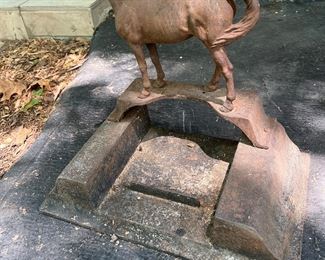 Cast iron horse mud scraper 1800’s