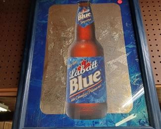  Labatt Blue Beer Advertising Mirror