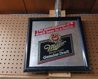 Miller Genuine Draft Bar Mirror