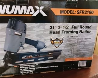 NuMax SFR2190 Pneumatic 21 Degree 312 Framing Nailer