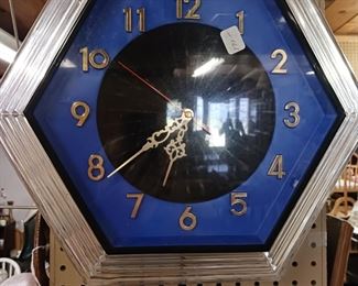 Vintage Industrial Neon Clock