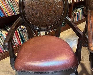 Close up of game table chairs