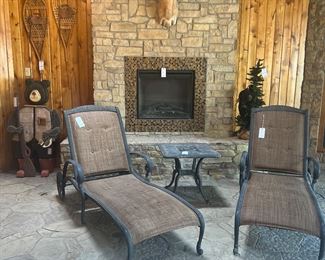 Pair of lounge chairs