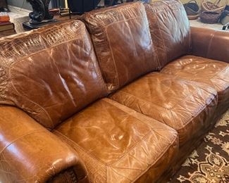 Beautiful leather sofa