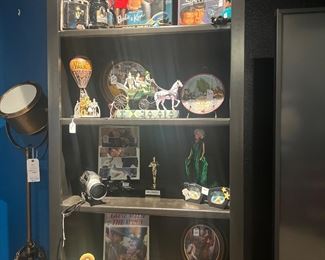 Movie room full of collectibles