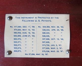 Inside view of Antique Regina Music Box