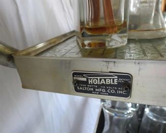 View of MCM Salton warming - serving cart