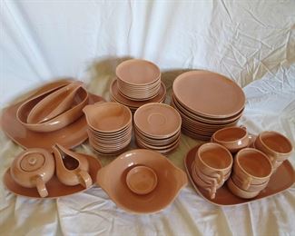 Service for 12 Russel Wright Dinner ware set along with serving pieces.. $800.00