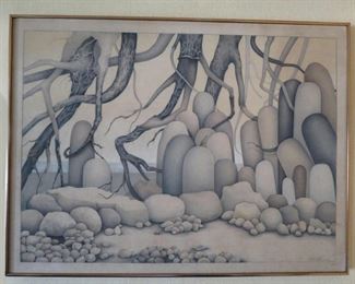 Original art by Marisa.. 40" x 30"