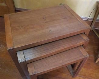 MCM wood nesting tables