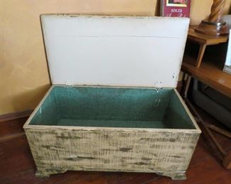 Small antique trunk
