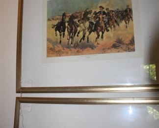 Frederick Remington framed prints