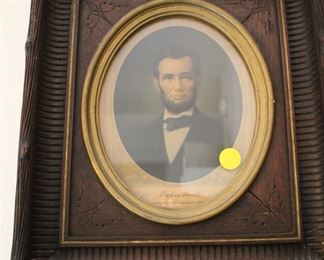 Old abraham Lincoln print