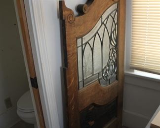Old swinging door